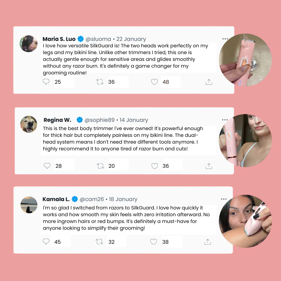 SilkGuard™ - 2-in-1 Painless Hair Trimmer