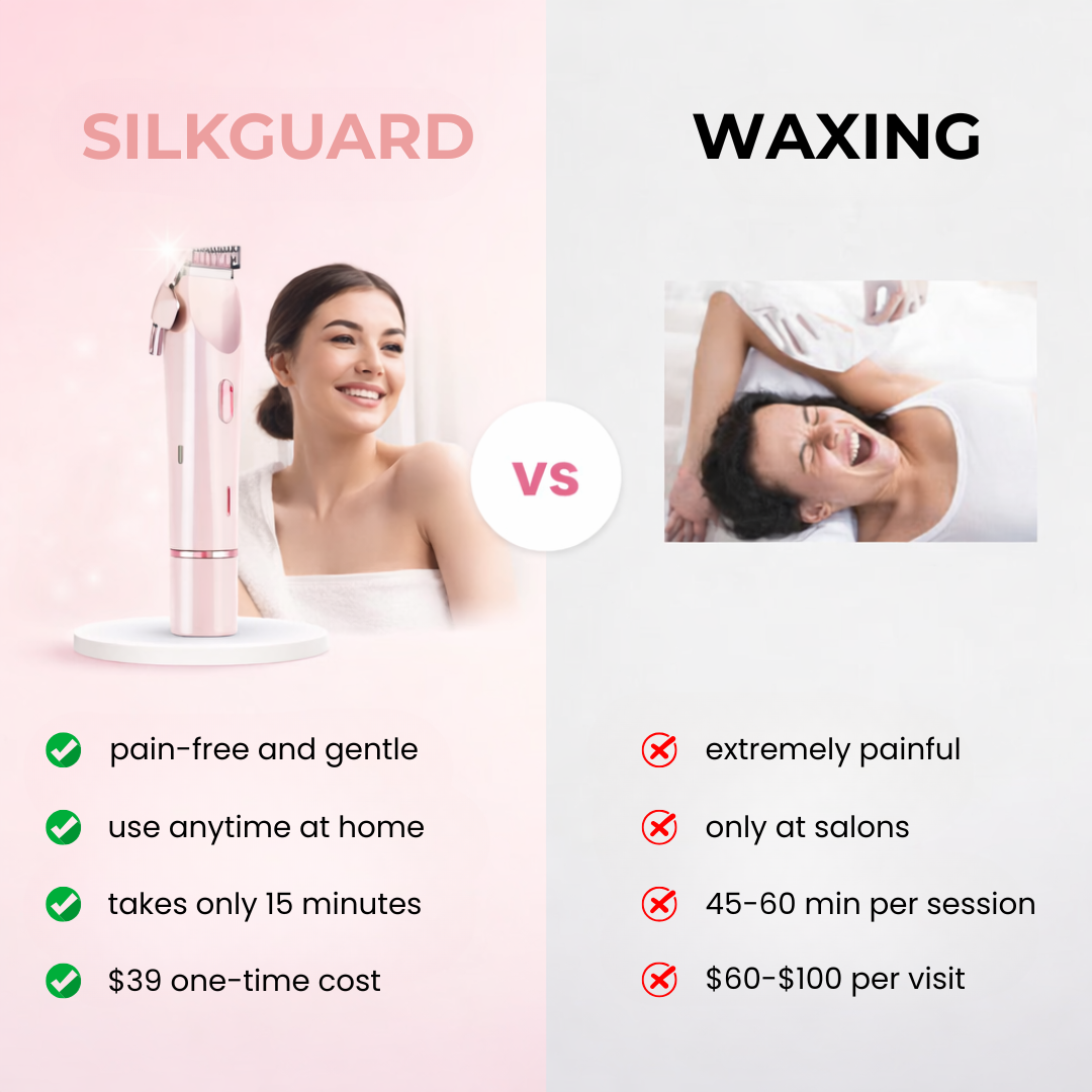 SilkGuard™ - 2-in-1 Painless Hair Trimmer