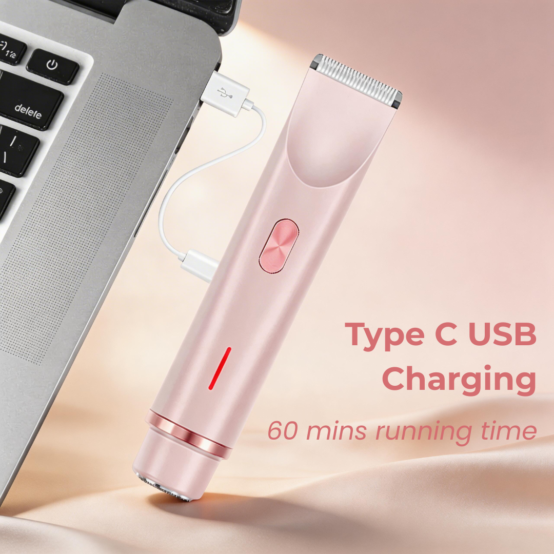 SilkGuard™ - 2-in-1 Painless Hair Trimmer