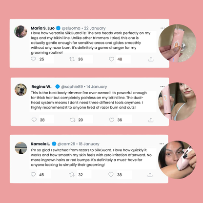 SilkGuard™ - 2-in-1 Painless Hair Trimmer